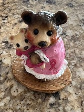 BB-14 Wee Forest Folk Naptime with Dolly (Breast Cancer Awareness). VERY LIMITED picture