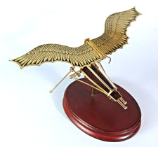 Franklin Mint Leonardo Davinci's Flying Machine Metal Replica Desk Model 1991 picture