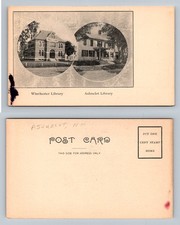 Ashuelot, NH-New Hampshire, Winchester Ashuelot Library Bldg. Vintage Postcard picture