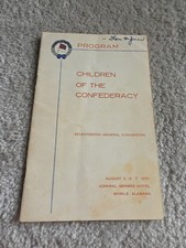 Children Of The Confederacy. 17th General Convention. August 1971. Mobile, AL picture