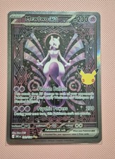 Pokemon Card Mewtwo Ex SIR 151/128 30th Celebration picture