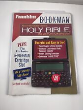 Franklin Bookman Holy Bible King James Version Model NIV-440 *Brand New* 1994 picture