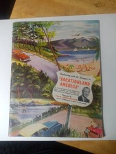 FRAM FILTERS 1953 Vacationland America Booklet AWESOME ADS Mid Century  picture