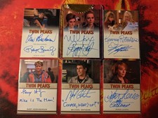 Twin Peaks Autograph Cards LOT (40+) - MacLachlan, Ontkean, Fenn, Amick & more picture