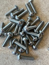 100 Slotless Screws 1/2 Inch 6-32  Plated  Vending Slot Arcade Coin Op Machine picture