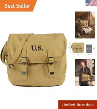 WW2  Army M1936 Messenger Bag Lightweight Vintage Canvas WWII Shoulder Milita... picture
