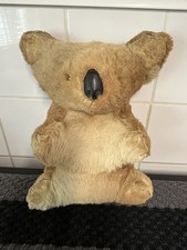 Vintage Australian Large 250 mil  Tall Koala Bear Kangaroo Fur old old picture