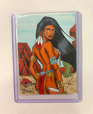 Westward Ho Women of the Wild Frontier 1/1 BUDDY PRINCE Sketch Insert Card 2014 picture