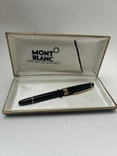 Vintage 1980’s Mont Blanc Meisterstuck Rollerball “W. - GERMANY” Gold Trim & Box picture