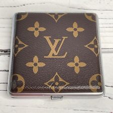 Vintage Louis Vuitton Cigarette Case Hard Shell LV Monogram Storage 60s picture