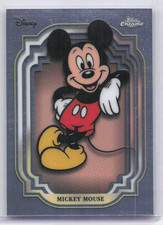 2024 TOPPS CHROME DISNEY MICKEY MOUSE #1 BASE SHORT PRINTED PRODUCT picture