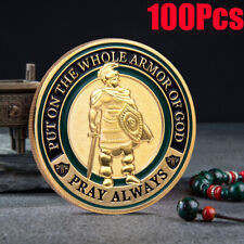100Pcs Put on the Whole Armor of God Commemorative Challenge Collection Coins picture