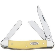 CASE XX KNIVES YELLOW SYNTHETIC MEDIUM STOCKMAN CS 3318 CS (035) POCKET KNIFE picture