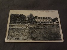 Clear Lake Iowa Lake Shore Hotel 1929 Vintage Postcard picture