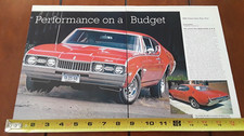 1968 OLDSMOBILE CUTLASS RAM ROD 350 - ORIGINAL 2019 ARTICLE picture