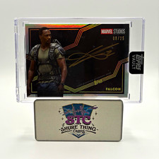 Topps 2026 Marvel Vault Falcon Anthony Mackie Auto Laced In Gold 08/25 picture
