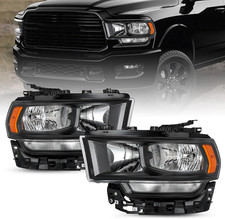 Halogen Headlight Fit For2019-2024 Dodge Ram 2500 3500 picture