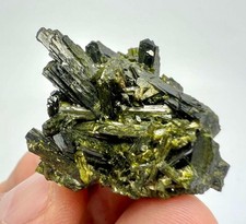 123 CT Amazing Epidote Crystals Bunch Specimen From Skardu Pakistan s42 picture