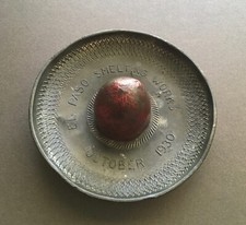 Vintage El Paso Smelting Works 1930 Advertising Metal Sombrero Paperweight picture