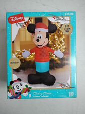 Gemmy Disney 5' Mickey Mouse Airblown Christmas Inflatable picture