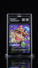 2025 RIFTBOUND: LEAGUE OF LEGENDS ORIGINS #307 TEEMO SWIFT SCOUT TAG GEM MINT 10 picture