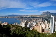 Benidorm Skyline Cityscape Costa Blanca Spain Photograph Picture Print picture