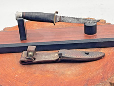 Vintage Early Overland 1660 Small Hunting/Bird knife w/orig. sheath --3036.23 picture