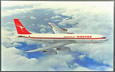 Qantas Boeing 707 Postcard – Classic Jetliner in Flight – Australia picture