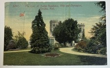 George Joslyn Residence Omaha, Nebraska 1914 Postcard picture