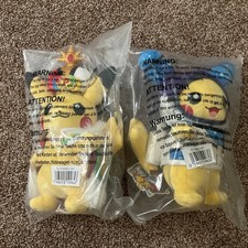 2026 Pokémon Worlds Space Pikachu & Crown Pikachu Plush Set Pokémon Center 2 Set picture