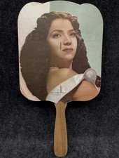 Rare c1950s VALVOLINE Red Flame Maria Victoria Mexican Film Music Star Fan Promo picture