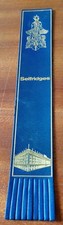 Selfridges Department Store 🏬 London Blue Vintage Leather Bookmark VINTAGE B90 picture