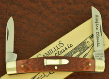 VINTAGE CAMILLUS NEW YORK USA STAGLON DELRIN BULLET CONGRESS KNIFE RIMFIRE 34193 picture