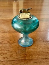 Vintage Alfredo Barbini Murano Glass Ruby/Pink Table Lighter/MCM/Italy picture