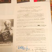 Screen Actors Guild Minimum Base Contract Signed Ben Chapman picture