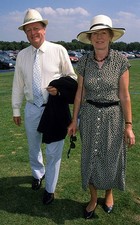 Andrew Parker Bowles and wife Historic Old Photo picture