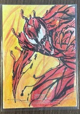 2025 Topps Chrome Marvel Sketch Card - Carnage - Dexter Wee Artist - 1/1 picture
