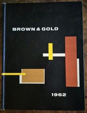 Vintage Western Michigan University WMU 1962 Yearbook Brown & Gold Broncos picture