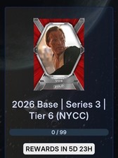 NYCC TIER 6 SERIES 3 BASE 99 CARD SET TOPPS STAR WARS CARD TRADER 2026 picture