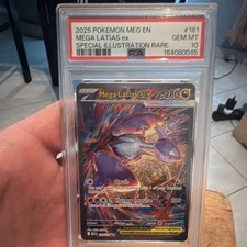Pokémon TCG Mega Latias ex 181 MEG: Mega Evolution SIR Holo ENG 2025 PSA 10 picture