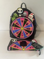 NWT Loungefly Disney The Nightmare Before Christmas Mini Backpack and Wallet Set picture