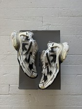 Balenciaga White Black Runner Sneakers picture