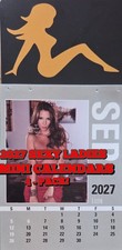 2027 LOVELY LADIES mini CALENDAR GIRLS FOUR  PACK 13 MONTH  GREAT FOR TRUCKERS picture