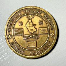 RARE Operation Vigilant Warrior 7th Transportation Group Resolute Challenge Coin picture