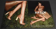 2011 Print Ad Sexy Heels Long Legs Fashion Lady Brunette Bally Leather Art Dress picture