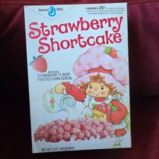 Vintage 1981 Strawberry Shortcake Cereal Box General Mills Original Series 2 picture
