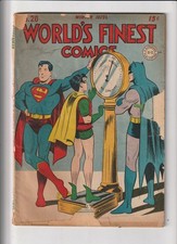 WORLD'S FINEST COMICS #20 (DC Comics, 1945) G ~ SUPERMAN ~ BATMAN & ROBIN picture