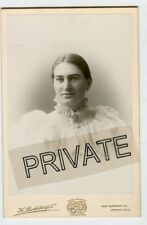 Nice Cabinet Photo-Denver, Colorado-Rothberger Studio-Young Lady, REISS Family picture