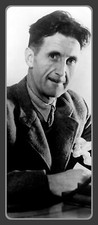 George Orwell - English Novelist & Poet - Laminated Bookmark picture