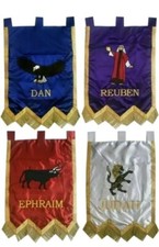 Masonic Royal Arch Veil Banners - Masonry Chapter Banners 4 pcs Set (RAMVB-SET) picture
